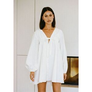 Sabo Skirt White Mini Dress